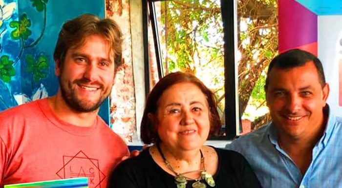 Junto a la Ministra de Innovación y Cultura de Santa Fe Chiqui González