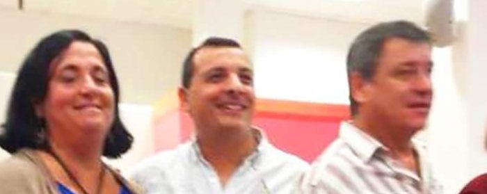 Firmando un convenio con la Subsecretaria de los derechos de la niñez