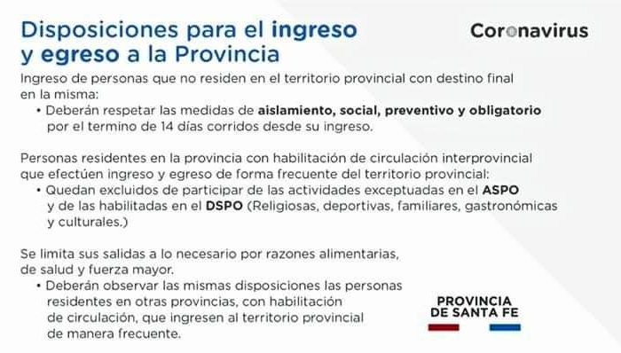 ⚠️NUEVAS MEDIDAS DEL GOBIERNO DE SANTA FE ⚠️⚠️NUEVAS MEDIDAS DEL GOBIERNO DE SANTA FE ⚠️